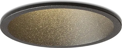 RENDL OWEN DIMM süllyesztett lámpa fekete 230V LED 7W 45° IP54 3000K - 1800K