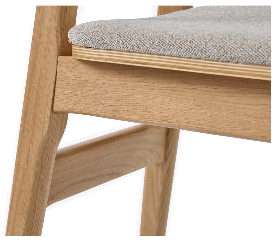 Bézs-natúr színű étkezőszék Livo – Unique Furniture