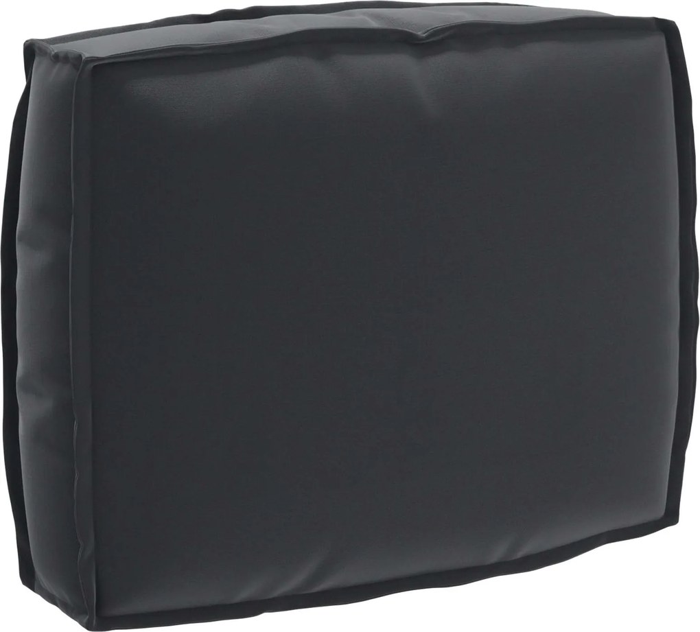 vidaXL Párna Fekete 50 x 40 x 12 cm Oxford Szövet