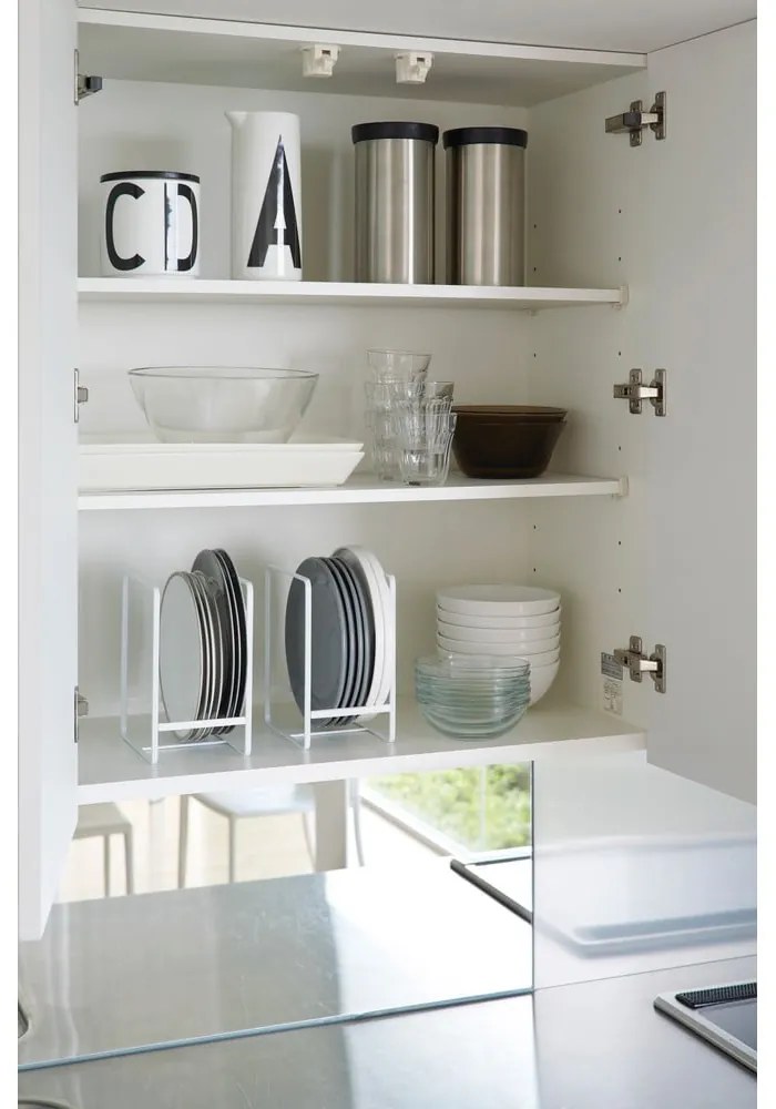 Tower fehér tányértartó állvány - Yamazaki