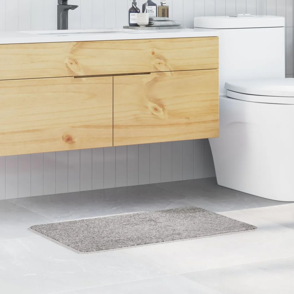 Fürdőszoba szőnyeg Szürke 50 x 80 cm Polipropilén