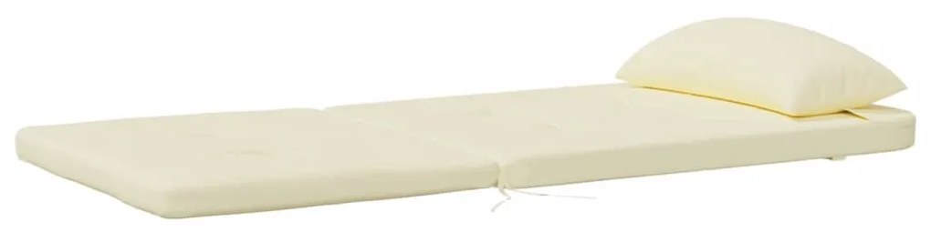 2 db krémszínű oxford-szövet Adirondack-székpárna