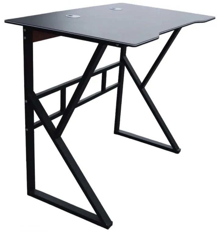 Játék számítógépasztal GAMER STL20CZ 100x60 cm fekete