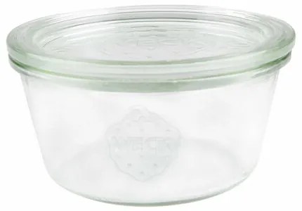 Weck 6 darabos Sturz befőttesüveg készlet 290ml-es, 100 mm átmérőjű, tartozékokkal