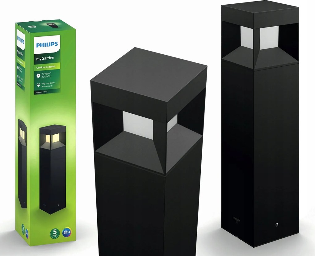 Kerti Lámpa Kültéri Oszlop 40cm Led 8W 800lm 2700K IP44 Philips