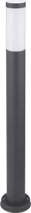 Globo 31588A Kültéri állólámpa antracit, rozsamentes acél, műanyag fehér búrával. IP44, ø: 127, H:800, exkl. 1xE27 23W 230V