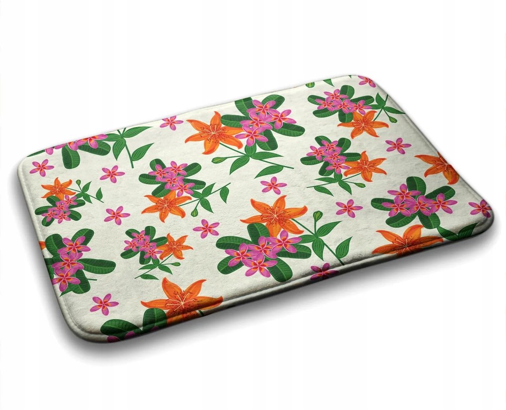 Puha szőnyeg Modern mintás Virágmintás 75x45