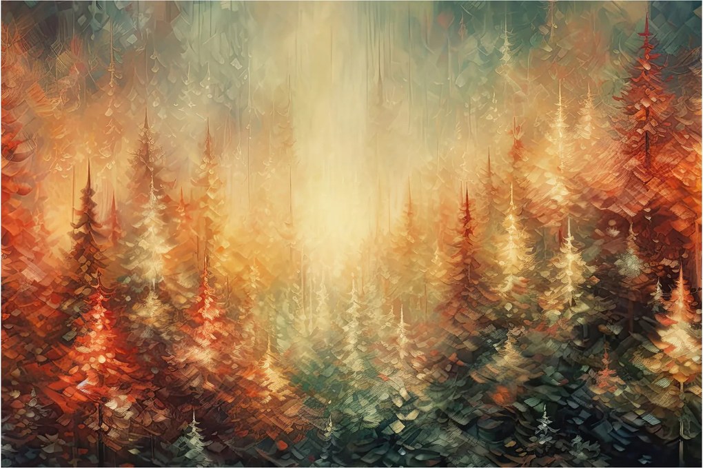 Kép - Erdők festése (90x60 cm)
