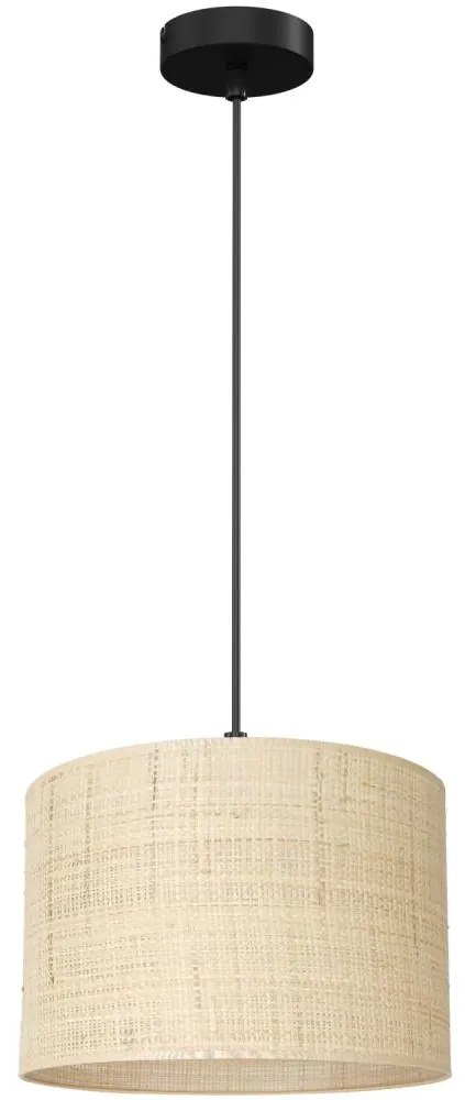 Csillár zsinóron RATTAN 1xE27/60W/230V á. 25 cm rattan
