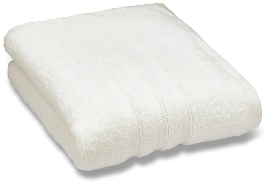 Krémszínű frottír pamut fürdőlepedő 90x140 cm Zero Twist – Catherine Lansfield