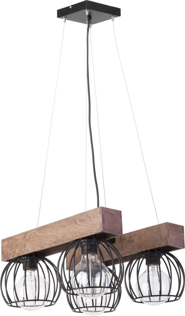 Sigma lighting loft függeszték milan barna fekete sig31576