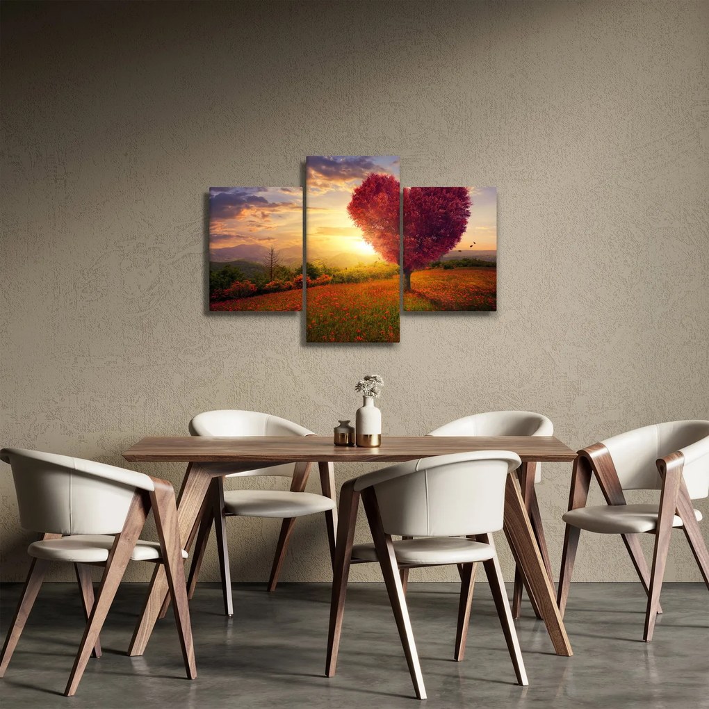 A szív alakú fa képe (90x60 cm)
