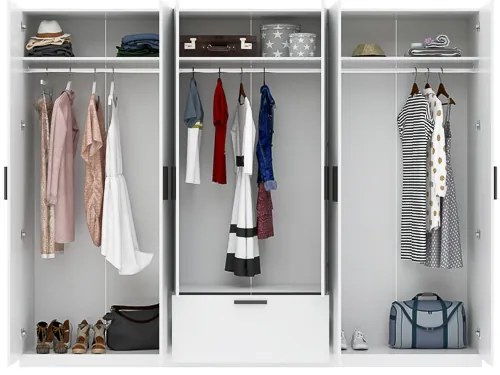 LITA Gardrób Tükörrel 6D1S