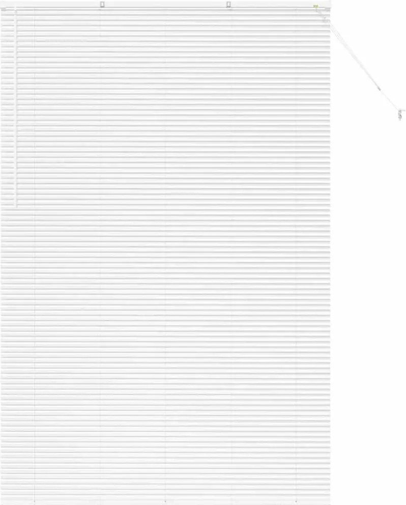 vidaXL Zsalugáter Redőnyök Fehér 220 x 145 cm Alumínium