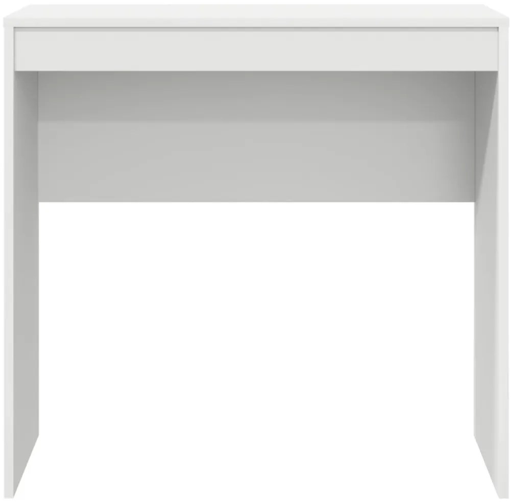 Íróasztal Fehér MDF 80 x 40 x 76 cm Egyszerű Íróasztal