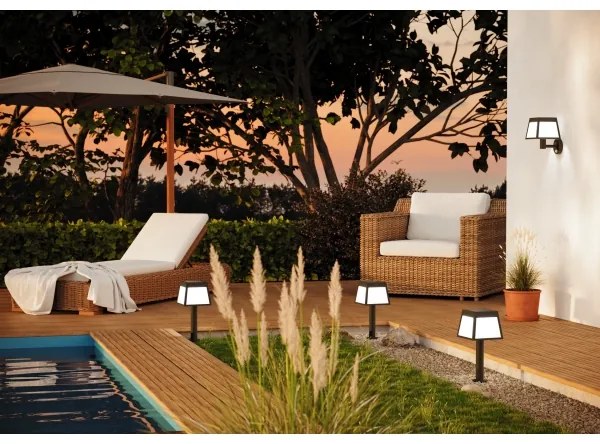 Eglo 901074 - LED napelemes világítótest érzékelővel ALTILIA LED/7,5W/3,7V 56cm IP44