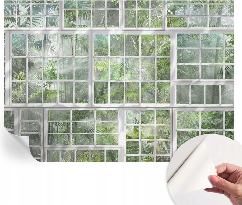 Fotótapéta Dekoratív Fali Tapéta Képek Zöld erdő 208x146