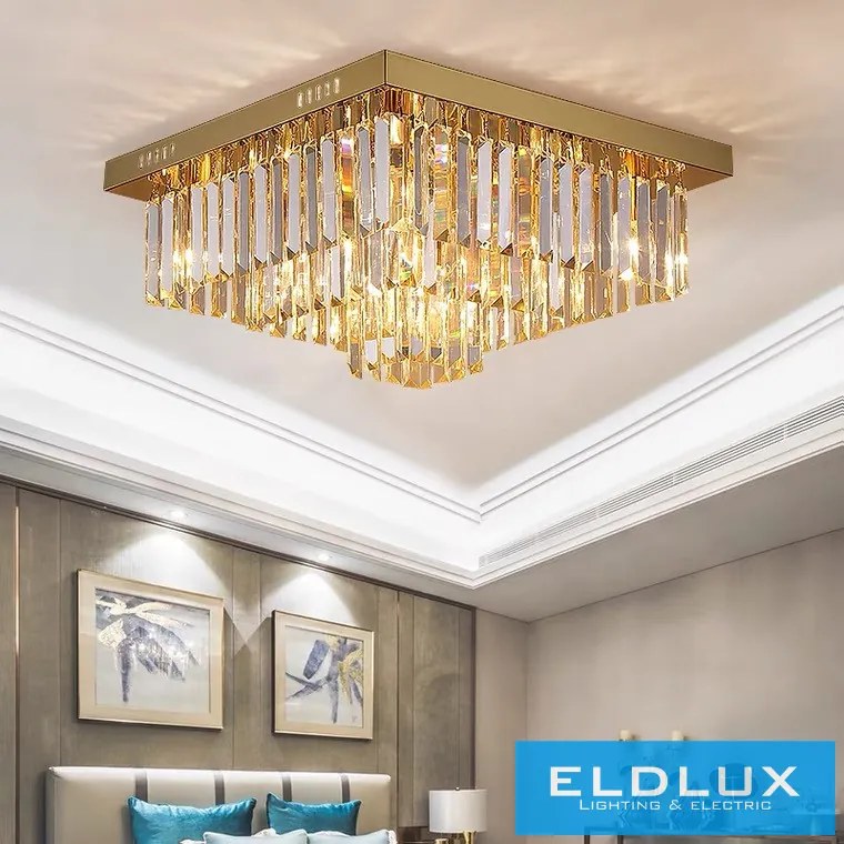 ELDLUX OWD6009-MF Kristály Mennyezeti Lámpa IP20