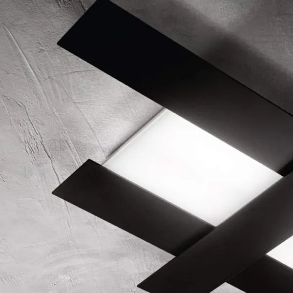 Gea Luce DOHA P G N - LED Mennyezeti lámpa DOHA LED/50W/230V 104 cm fekete