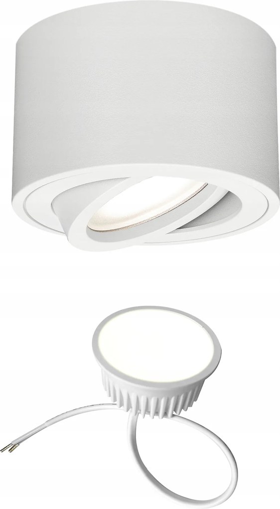 Edo Falra szerelhető mennyezeti lámpatest Zalda Led 4,8W 4000K 500lm Mozgatható Fehér