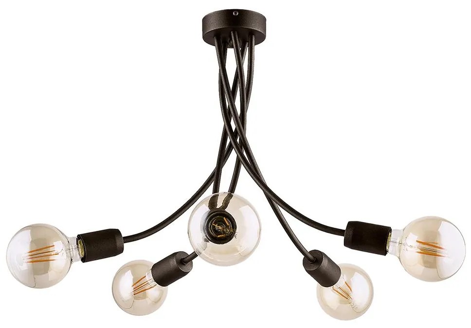 Jupiter 1638 - Csillár rúdon LUCE 5xE27/60W/230V titan