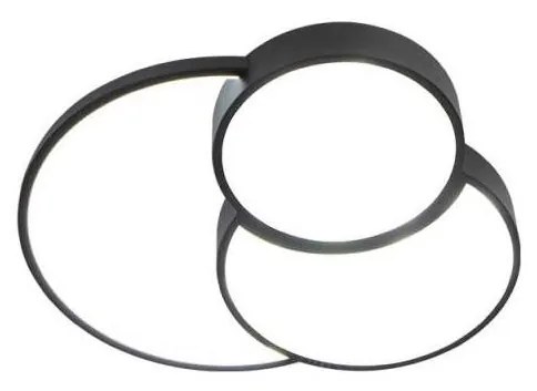 LED Dimmelhető mennyezeti lámpa LED/60W/230V 3000-6500K fekete + távirányító