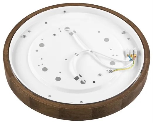 Brilagi - LED mennyezeti lámpa CARVALHO SLIM 2xE27/60W/230V tölgy-dió, Ø37 cm