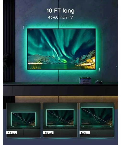 Govee - TV 46-60" Okos LED háttérvilágítás RGB