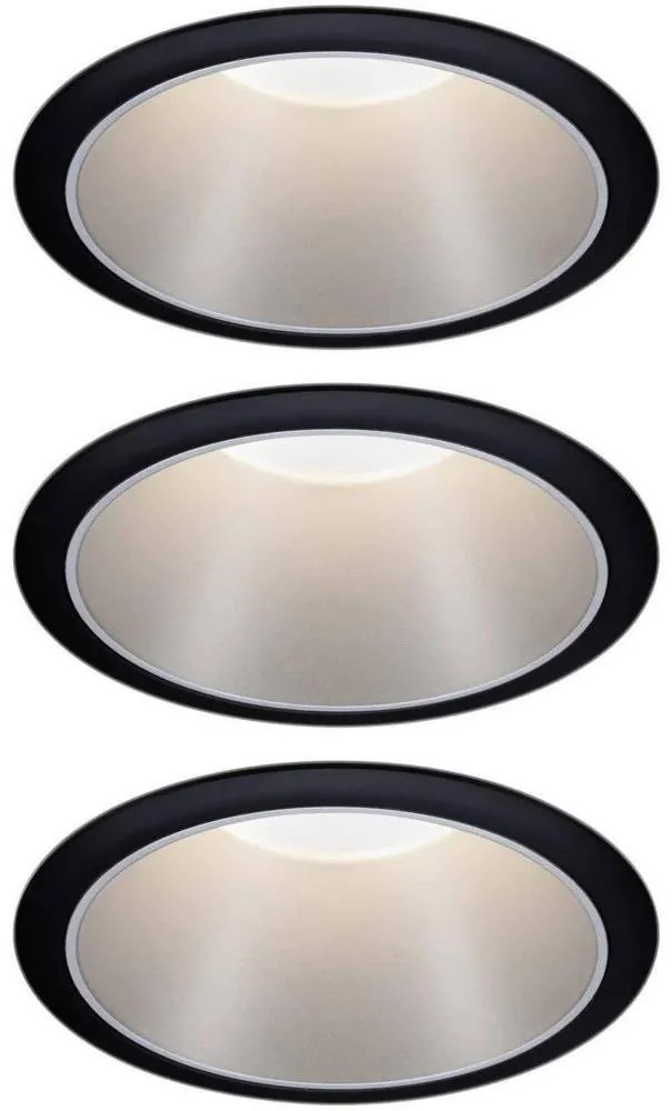 Paulmann 93408 - KÉSZLET 3xLED/6,5W IP44 Dimmelhető fürdőszobai lámpa COLE 230V