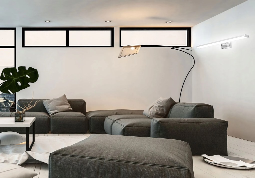 LED FÜRDŐLÁMPA TÜKÖR fölött Rea 15W 68.5CM APP370-1W chrome