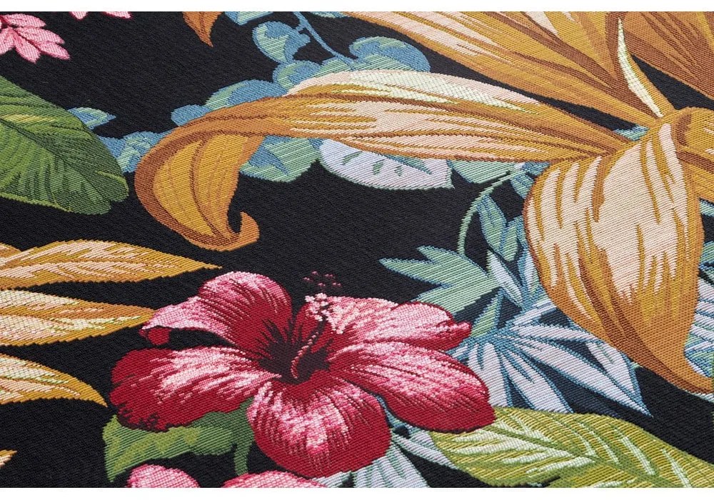 Fekete kültéri szőnyeg 200x285 cm Flair – Hanse Home