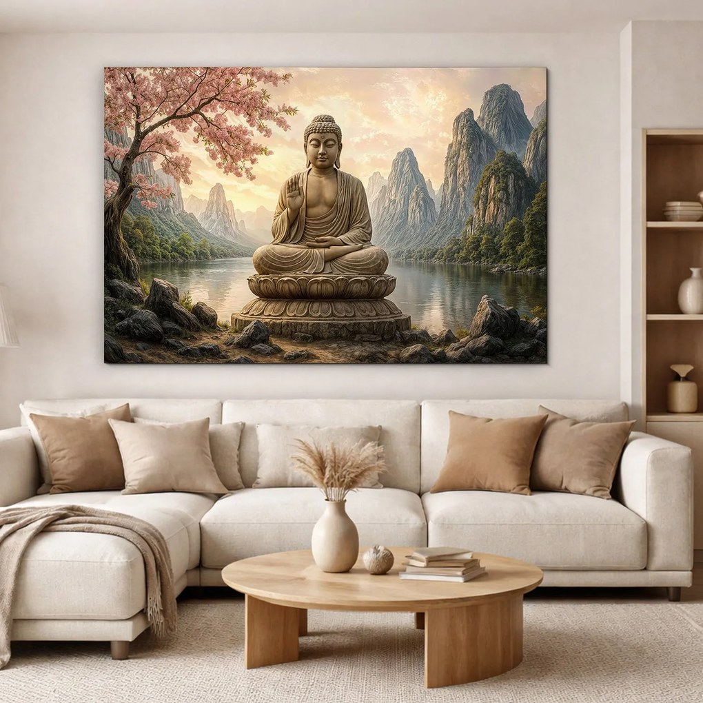 DUBLEZ | Színes falikép - Buddha | Prémium UV nyomtatás