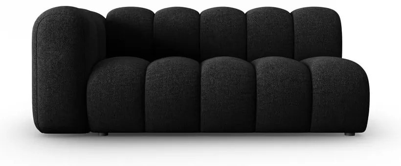 Feketés antracitszürke kanapé modul (bal oldali) Lupine – Micadoni Home