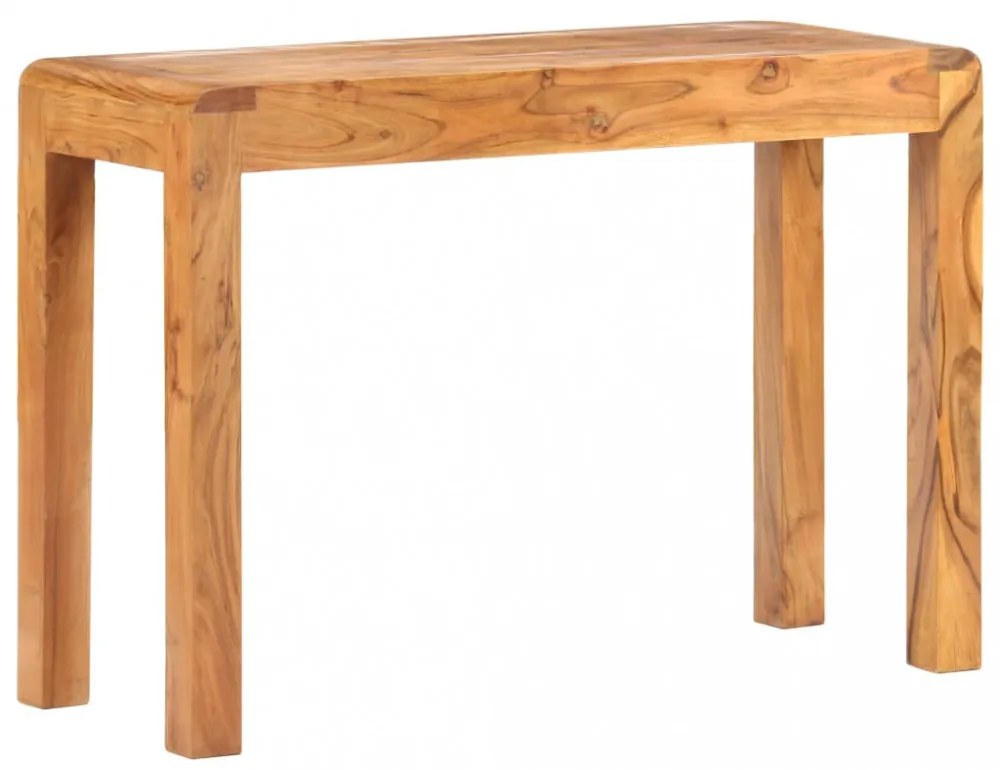 vidaXL tömör akácfa konzolasztal mézszínű felülettel 110 x 40 x 76 cm