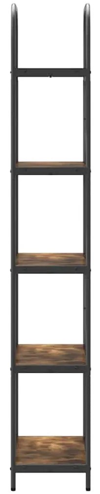Könyvespolc Füstölt tölgy 60 x 30 x 183 cm Faanyag