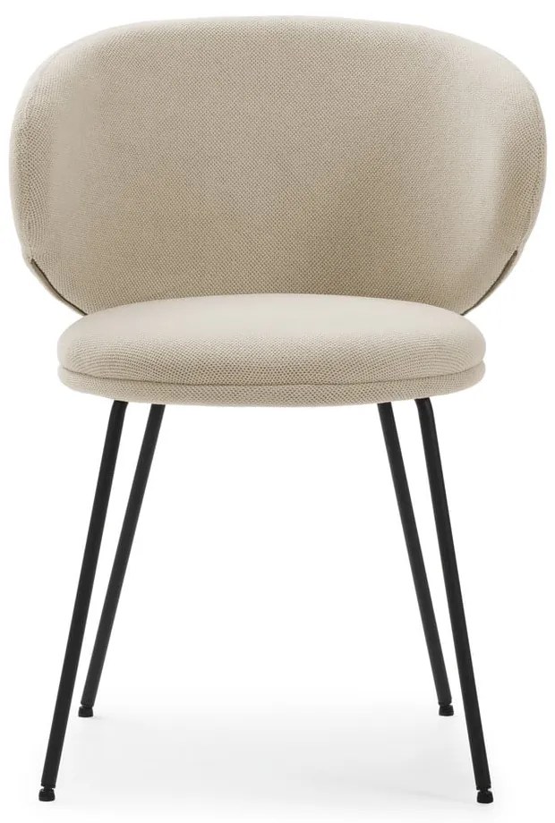 Bézs kárpitozott étkezőfotel szett 2 db-os Rush – Marckeric