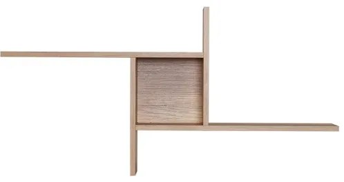 Fali polc 50x100 cm barna