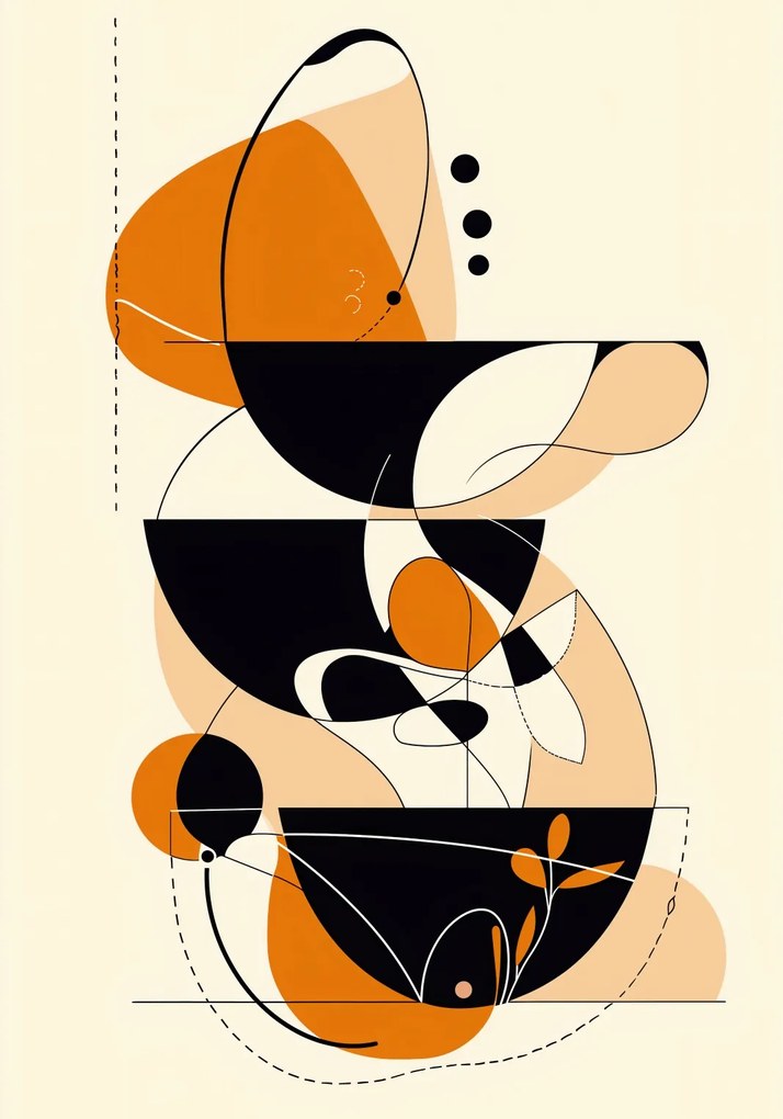 Poszter 70x100cm Táncos körök