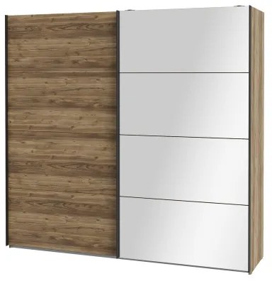 OREN gardróbszekrény tükörrel 220x210 cm artisan tölgy