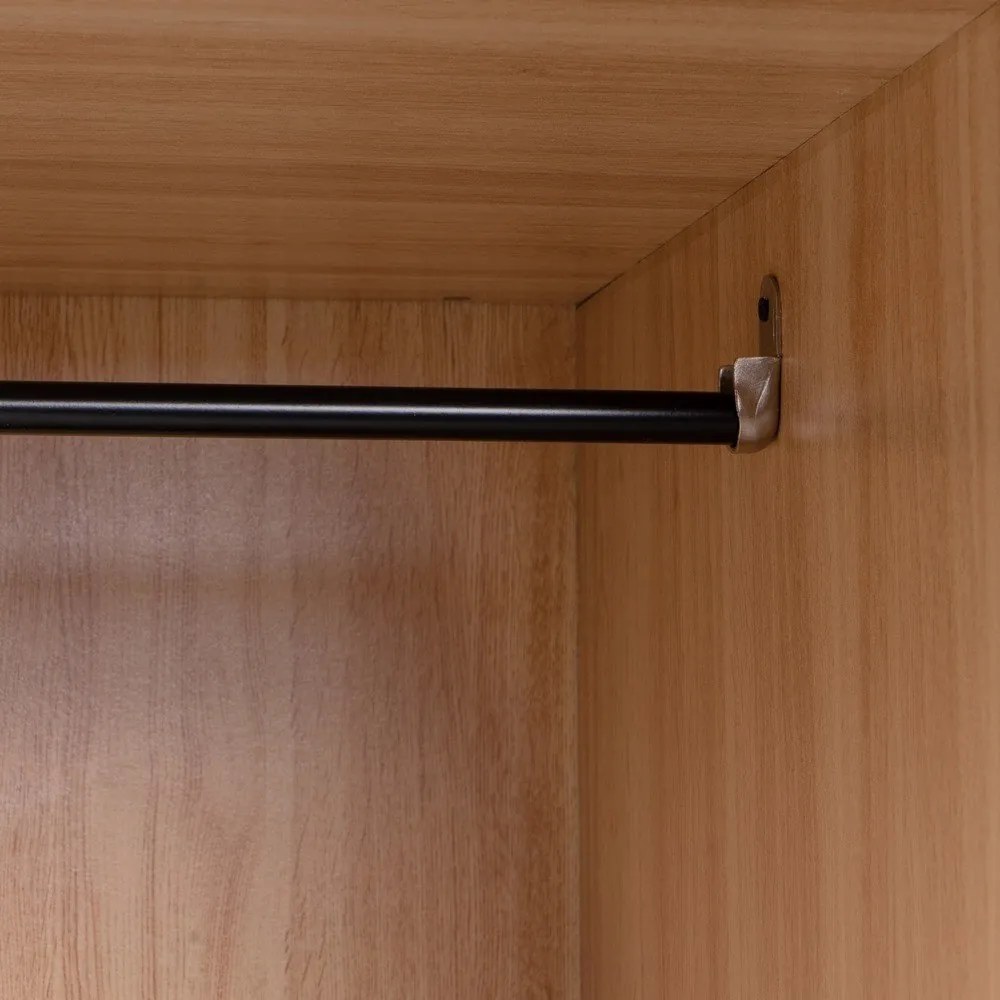 Natúr színű nyitott ruhásszekrény 100x190x48 cm Armarios – Casa Selección