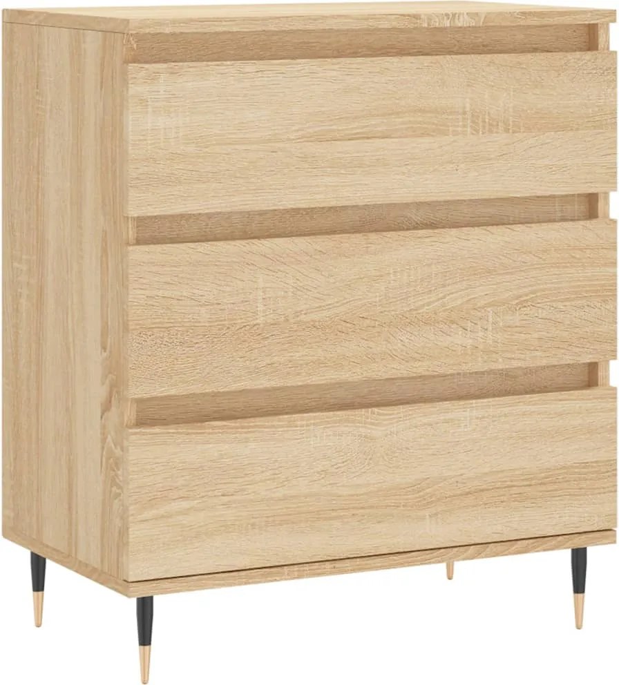 vidaXL sonoma tölgy színű szerelt fa tálalóasztal 60 x 35 x 70 cm