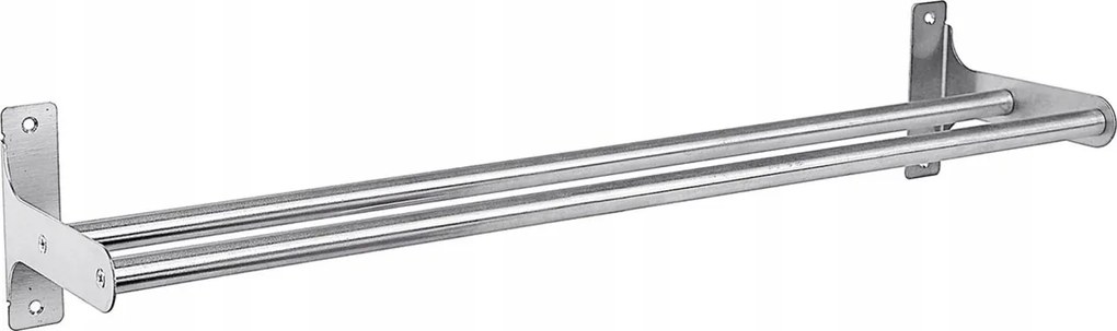 Törölközőtartó DL1030-4N-B, 2 fix rúddal, 60,8 x 13,8 x 11 cm