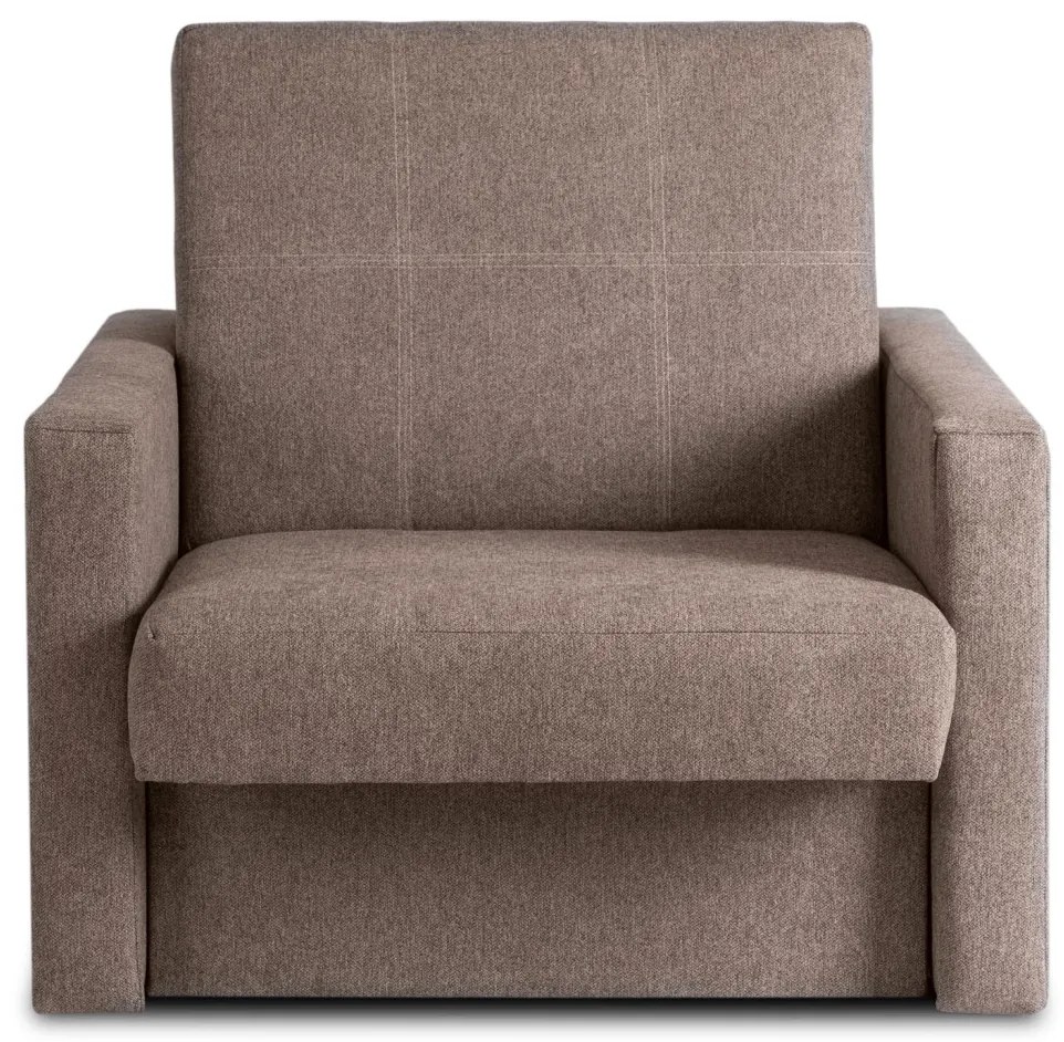 Ágyazható Fotel Barnás-Bézs Színben. MILAN 1