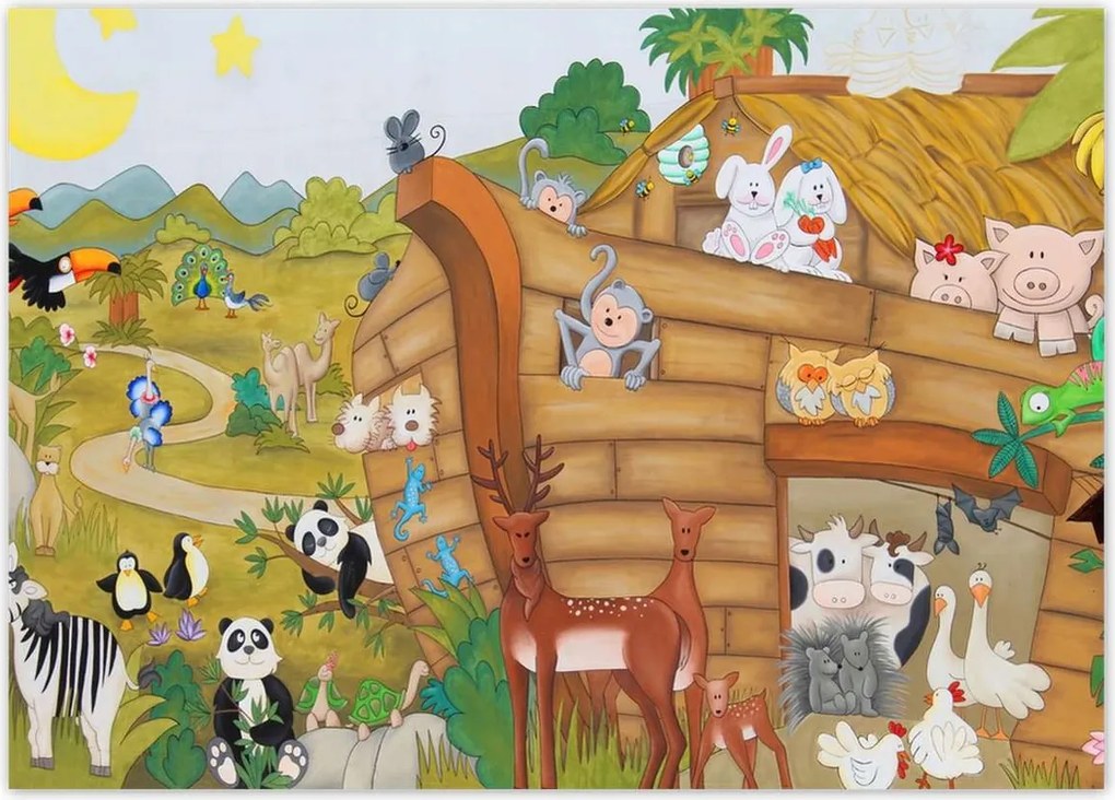 Poszterek 70x50 Noé bárkája Állatok