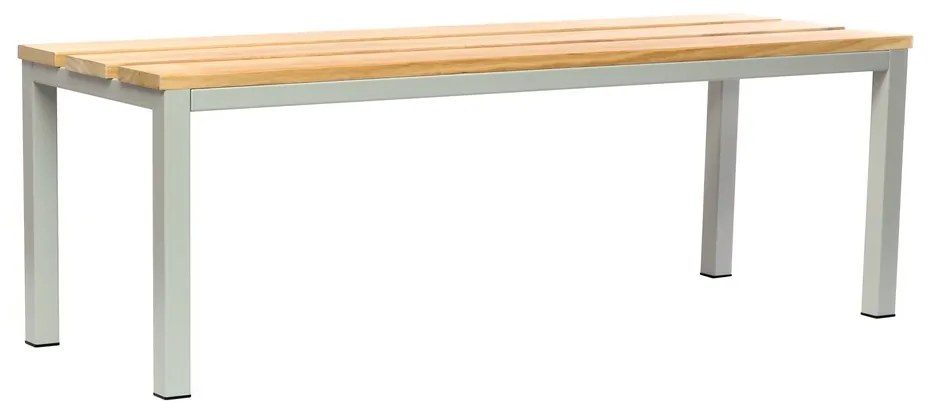 Öltöző pad 150 x 35 x 45 cm, szürke - RAL 7035