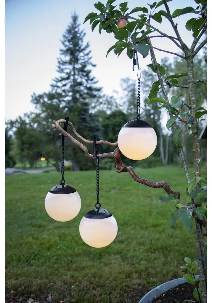 Globus 3 db kültéri függő napelemes lámpa, ø 10 cm - Star Trading