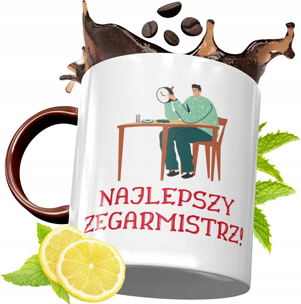 Bordó Bögre Óramesternek Születésnapra Ajándék fényképes nyomtatással