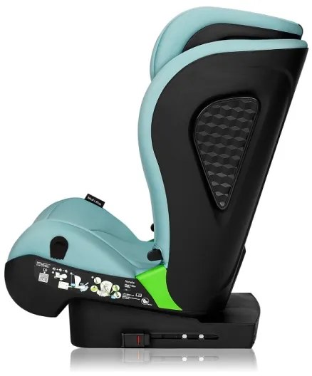 Lionelo - NEAL i-Size autós gyerekülés 100-150 cm zöld-türkiz