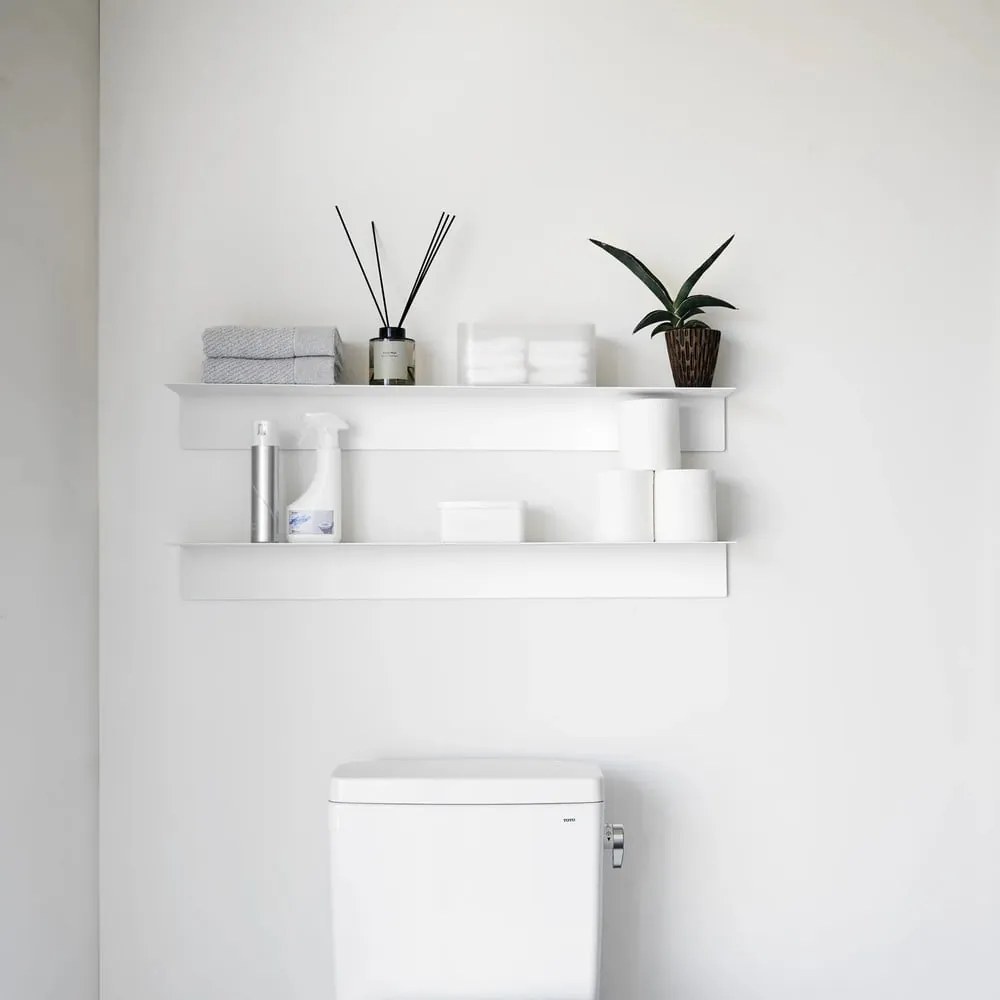 Fehér fém fali polc 90 cm – YAMAZAKI