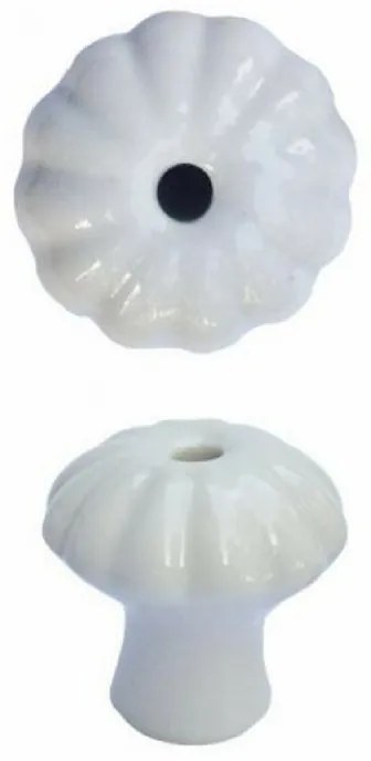 Közepes porcelán bútorgomb, fogantyú